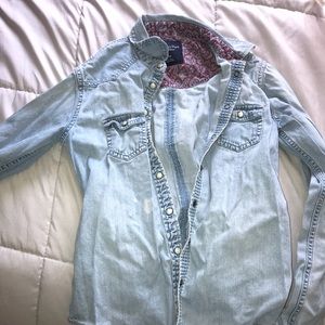 American eagle jean shirt